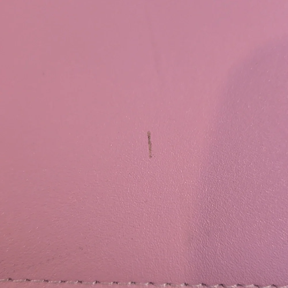 Lilly Pulitzer Rare PinkGreen Leather Clutch NWOT - Picture 8 of 11